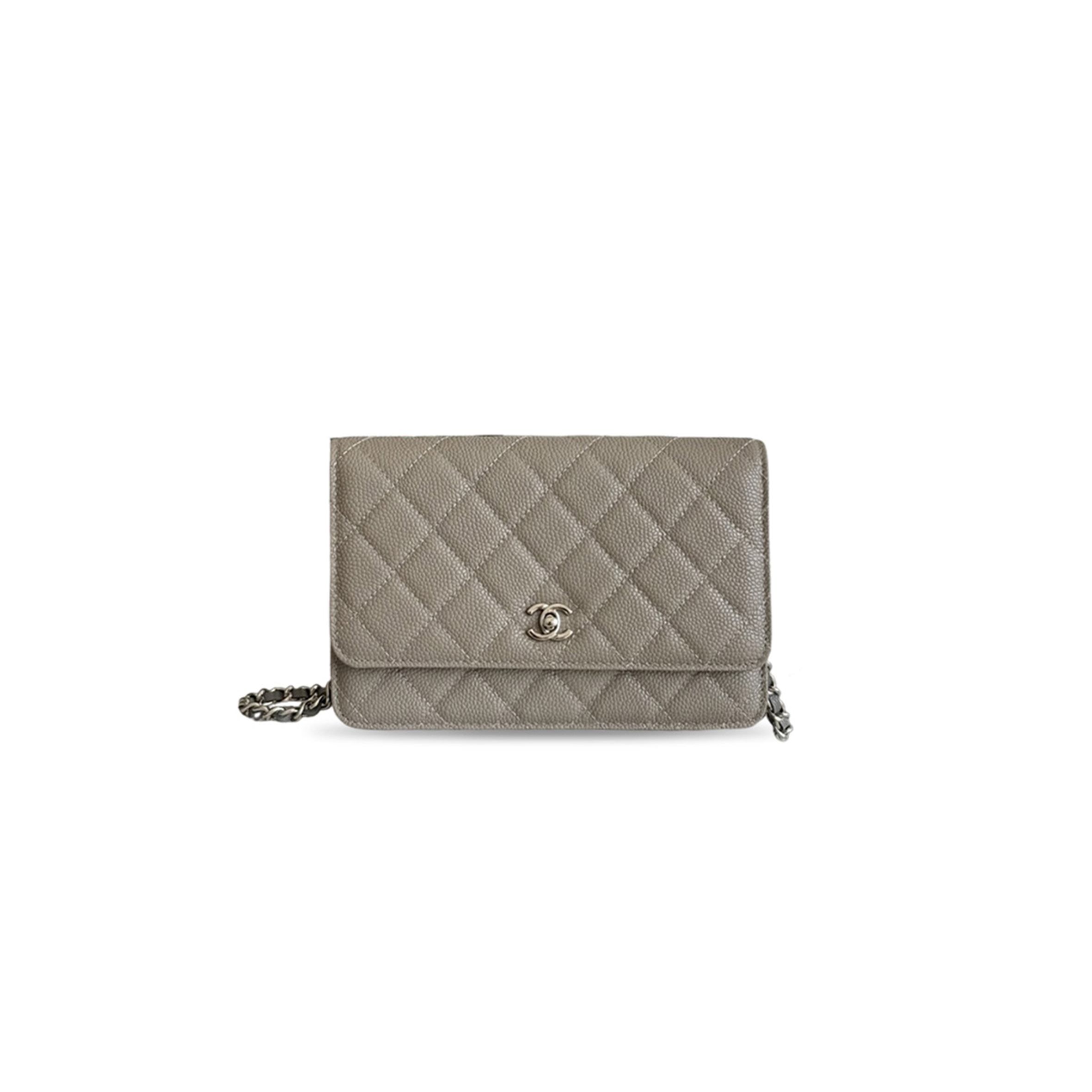 CHANEL CAVIAR QUILTED WALLET ON CHAIN WOC AP4241 (19*12*3cm)